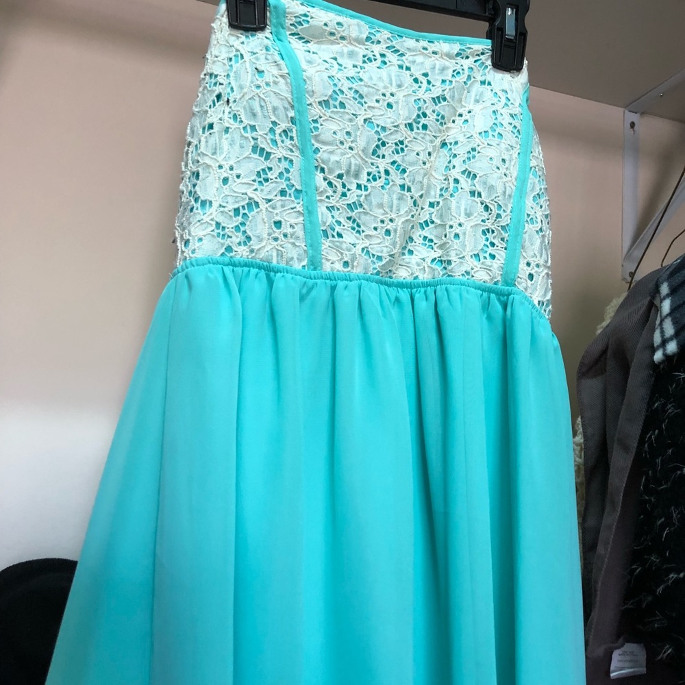 Rue 21 Teal Lace Dress